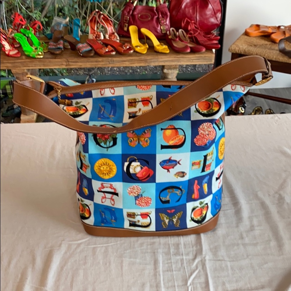 Blue Vintage Gucci Tote in Great Condition